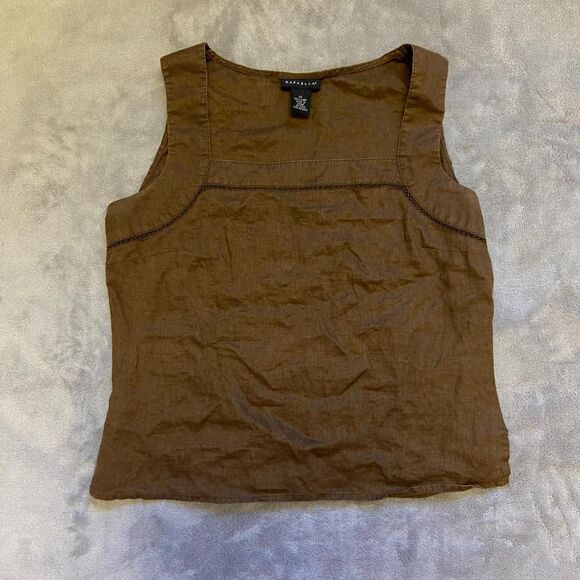 Rafaella Brown Tank - Picture 1 of 5
